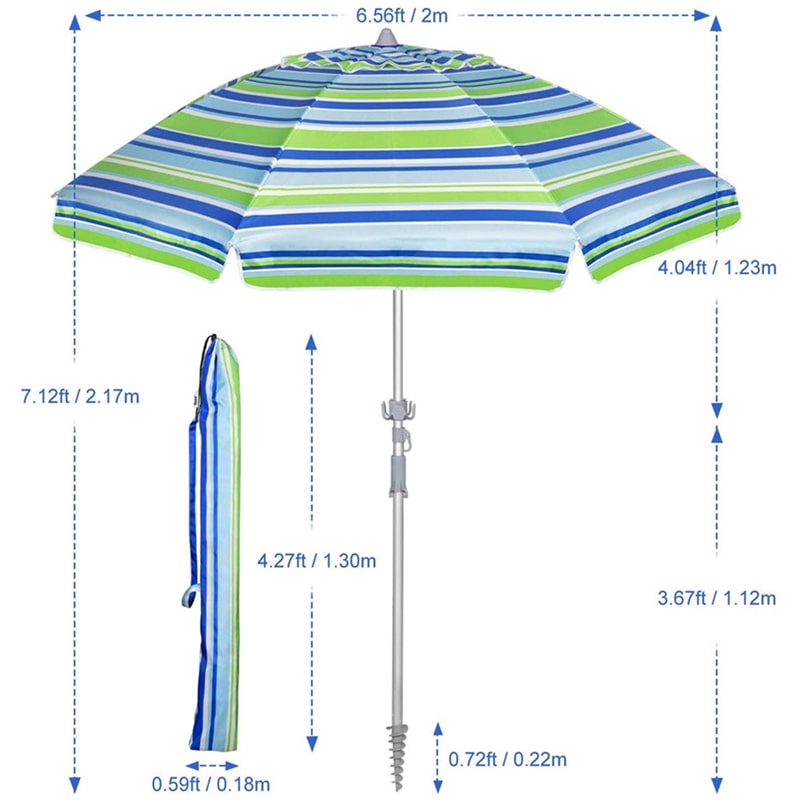 Portable Adjustable Beach Umbrella