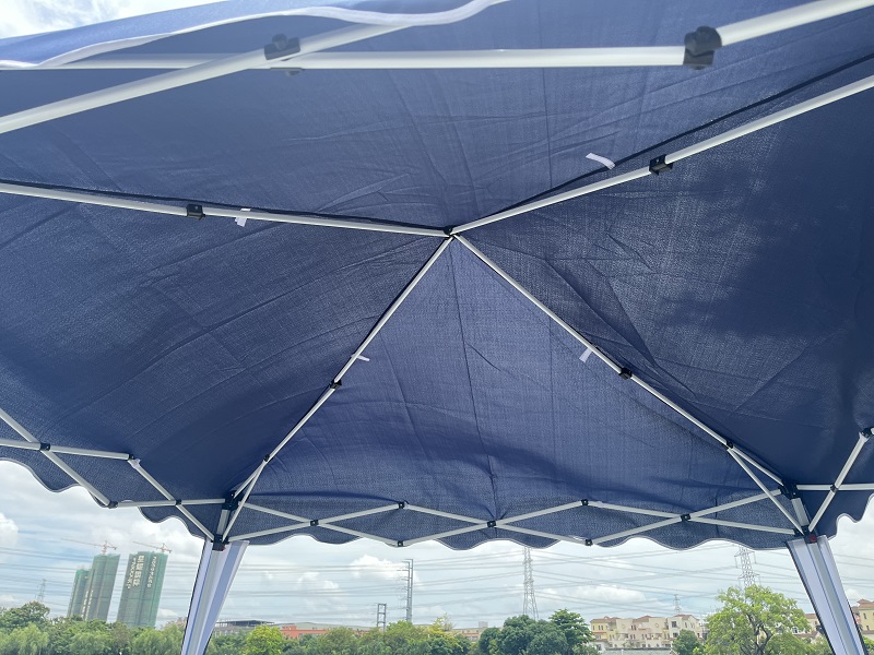 2.4*2.4m Steel Frame PE Gazebo Folding Tent