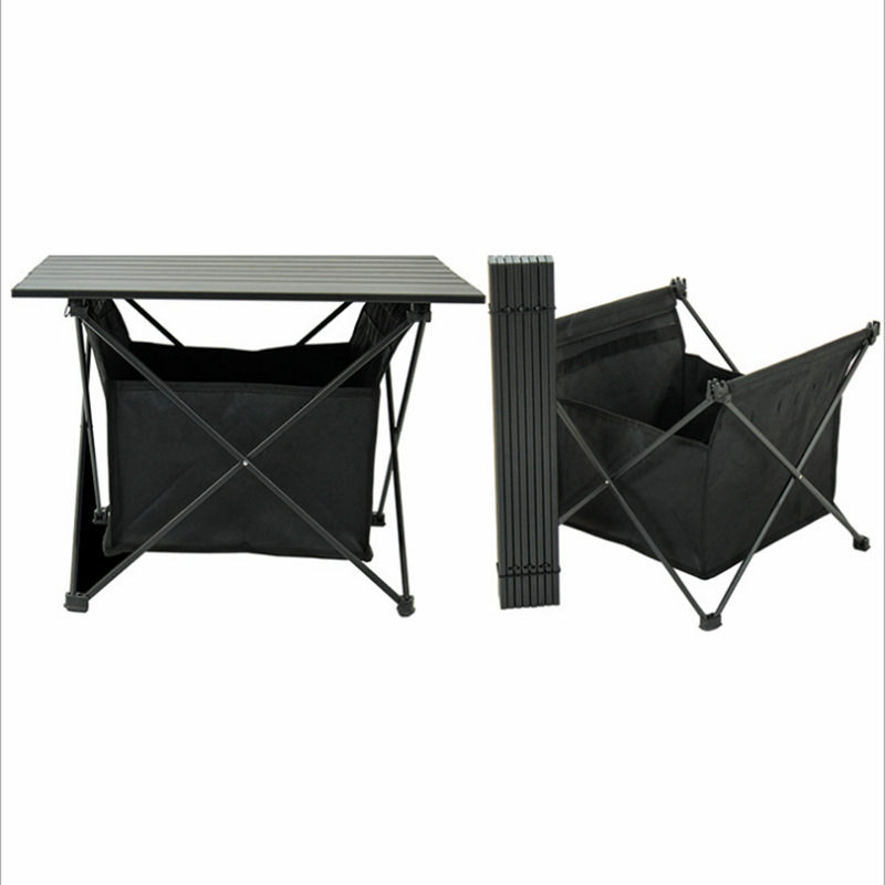Foldable Mini Camping Table with Storage
