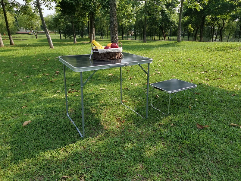 Height Adjustable Craft Camping and Utility Folding Table