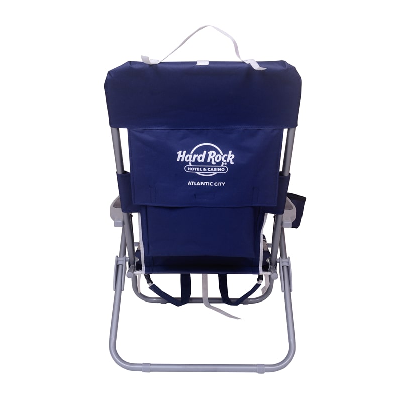 Portable Beach Chair 4-Positions With Backpack Paded Strap