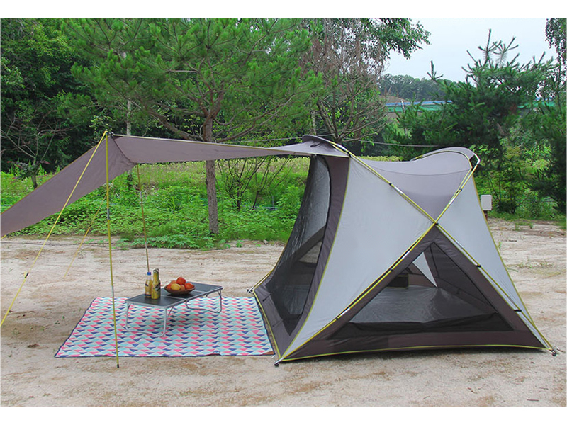 3-4 Person Single Layer Camping Tent Sunshade Waterproof Outdoor Tents Beach shelter