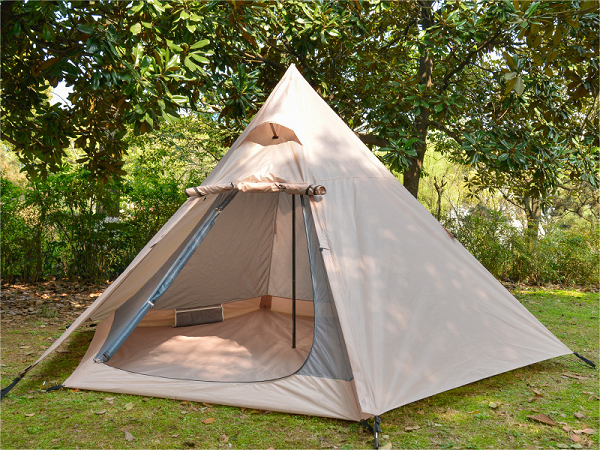 A-Frame Pyramid 6~8Persons Family Tent With Sun Shelter