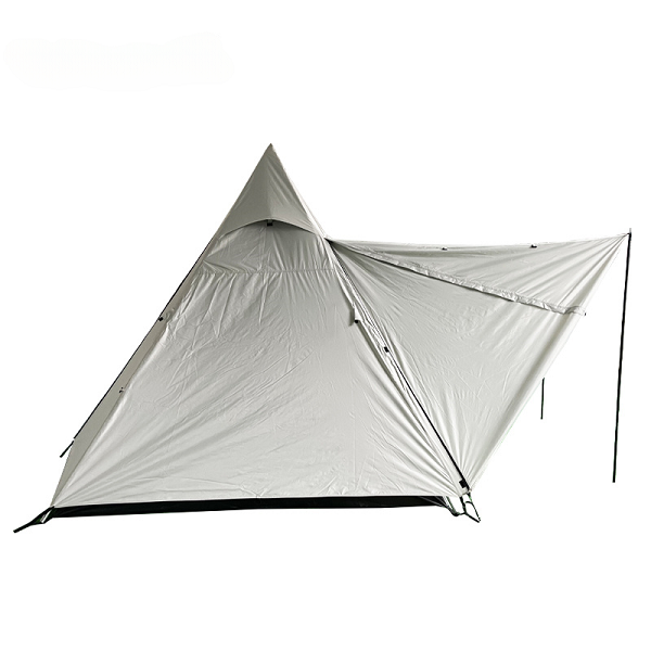 A-Frame Automatic Pop-Up 4Persons Family Tent With Sun Shelter