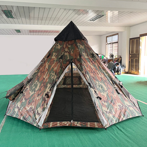 6 Persons Pyramid Camping Tent Outdoor Tent Made in China