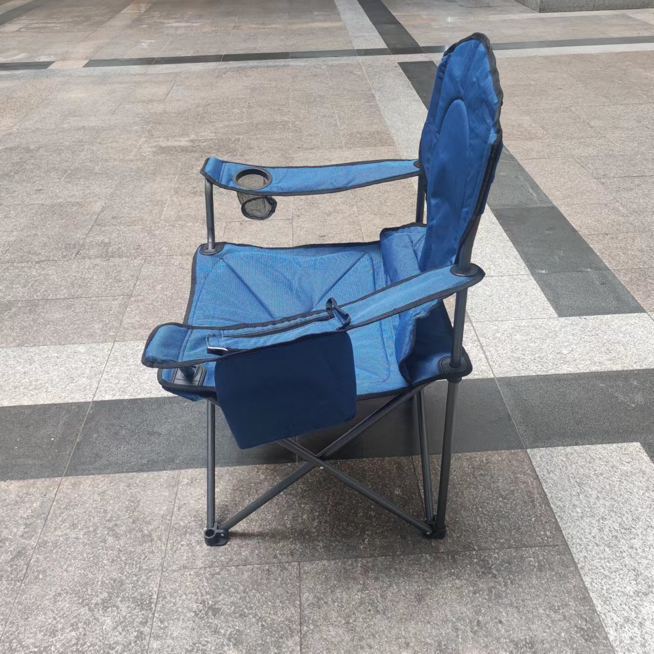 Paded Camping Foldable Chair With Cooler & Storage Bag Mande in China