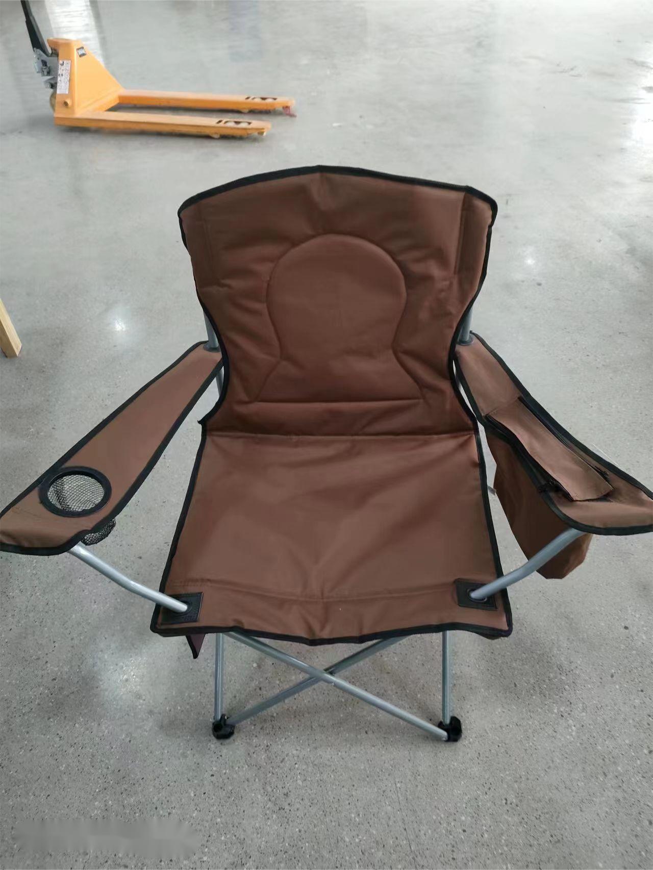 Paded Camping Foldable Chair With Cooler & Storage Bag Mande in China